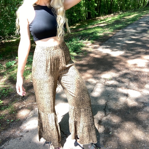 Chetah Print Gypsy Pants - Picture 7 of 7